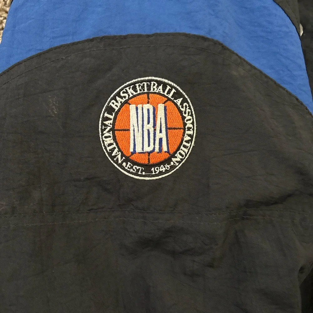 STARTER Black and Blue Puffer Jacket